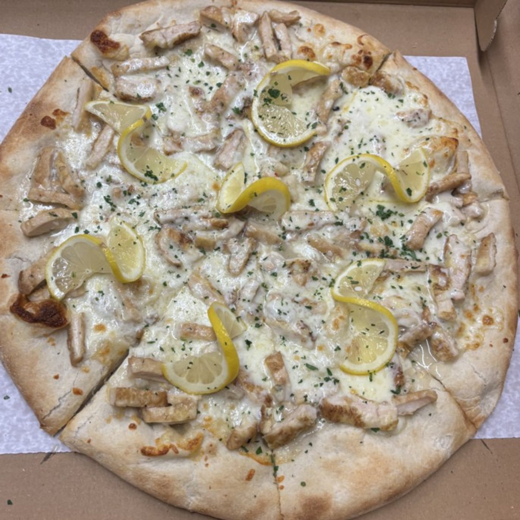 Chicken Francese Pizza