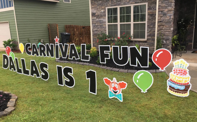 Yard Letter Sign Rental