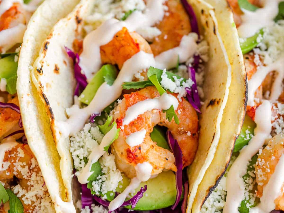 Shrimp Soft Tacos