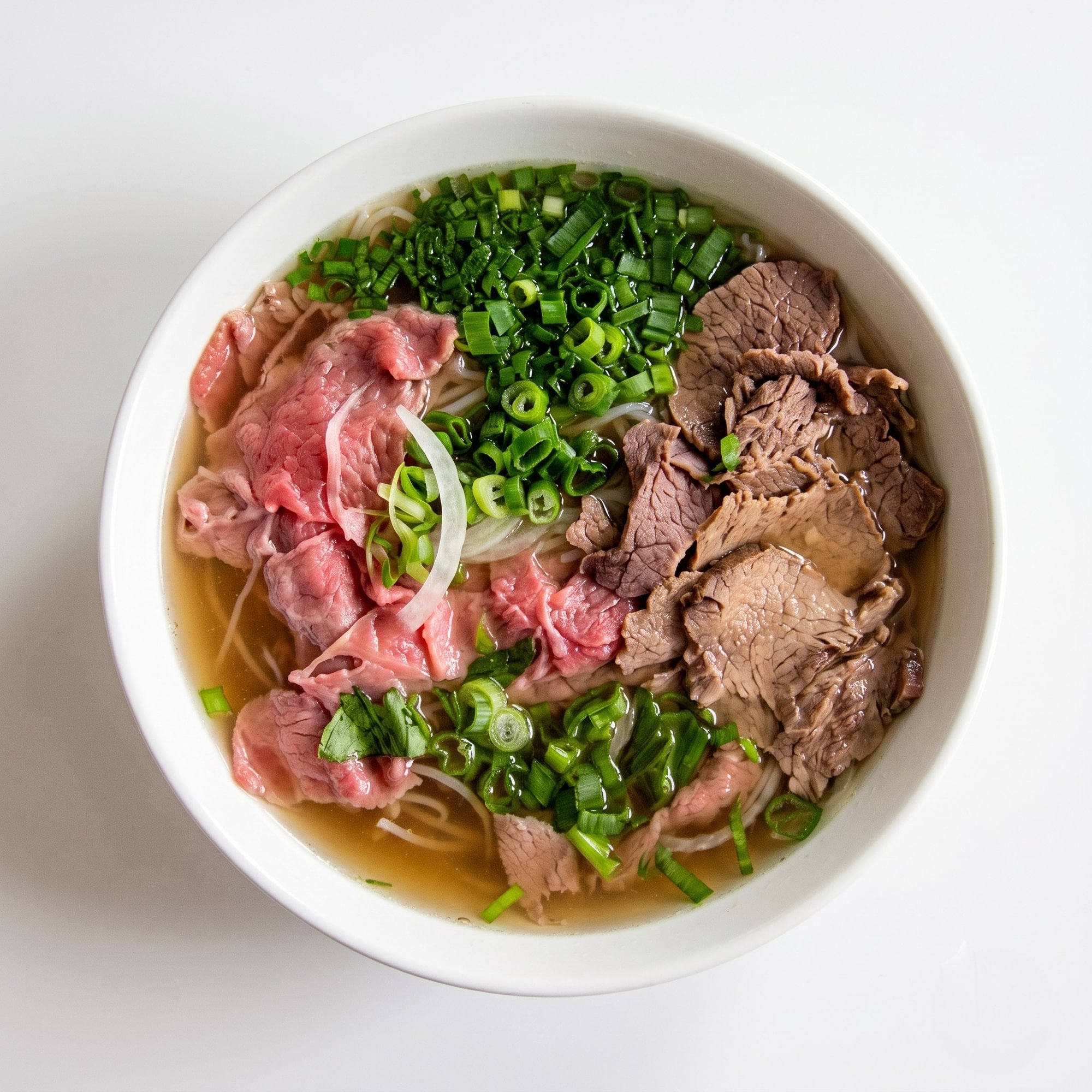 Noodle Soup with Eye Round Steak & Well-Done Flank