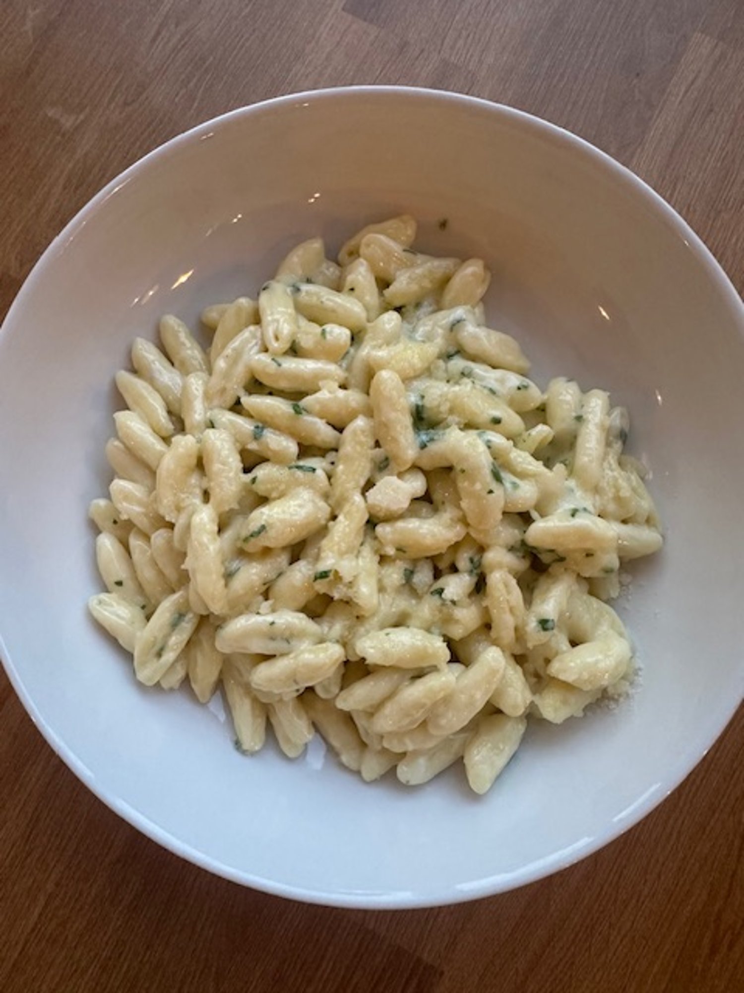 Cavatelli 3 cheeses