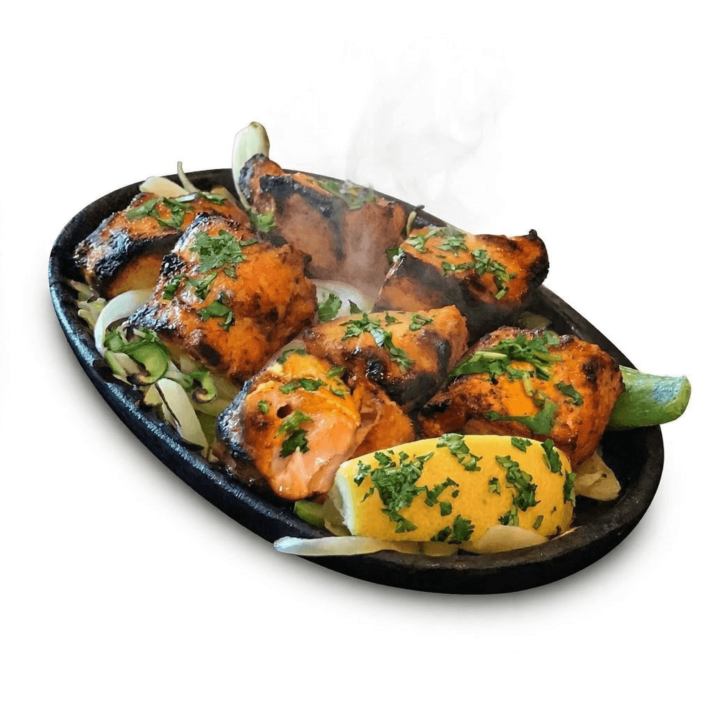 Combo Poleko Maccha - Sizzling Salmon Platter