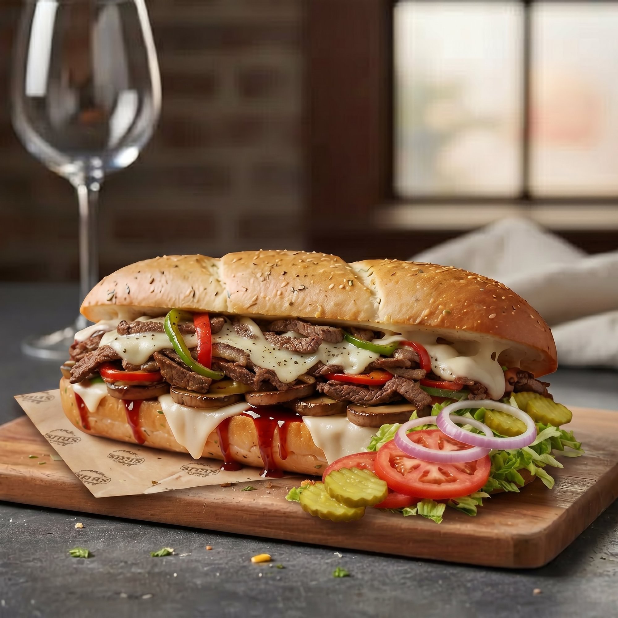 Steak, Cheese and Pepper Sub