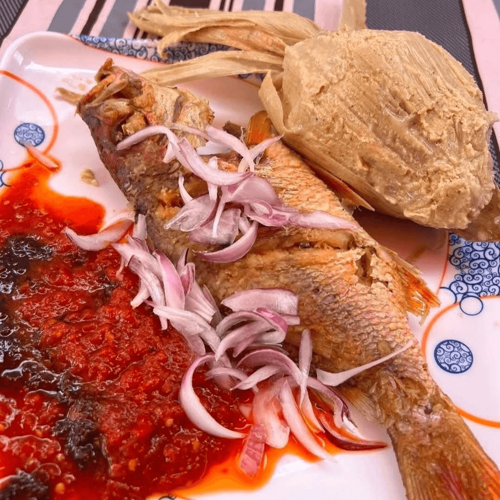 Kenkey With Fish