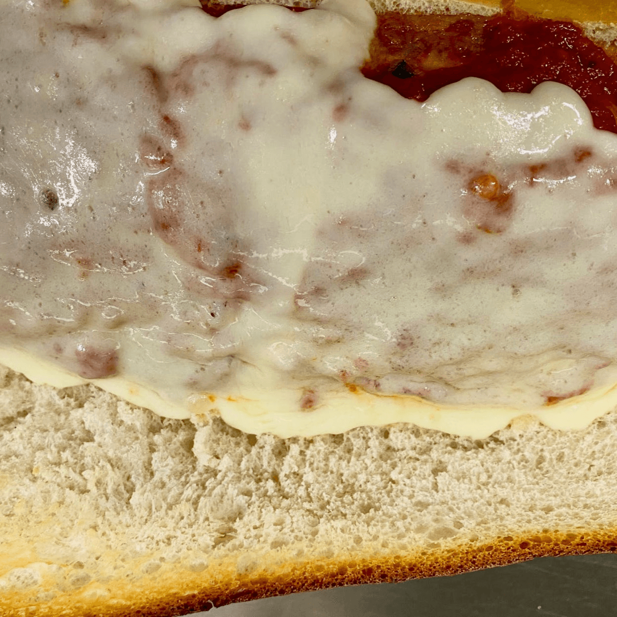 Eggplant Parmigiana Sandwich