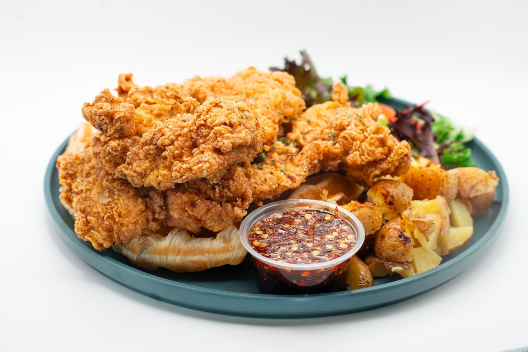 Fried Chicken Croffle