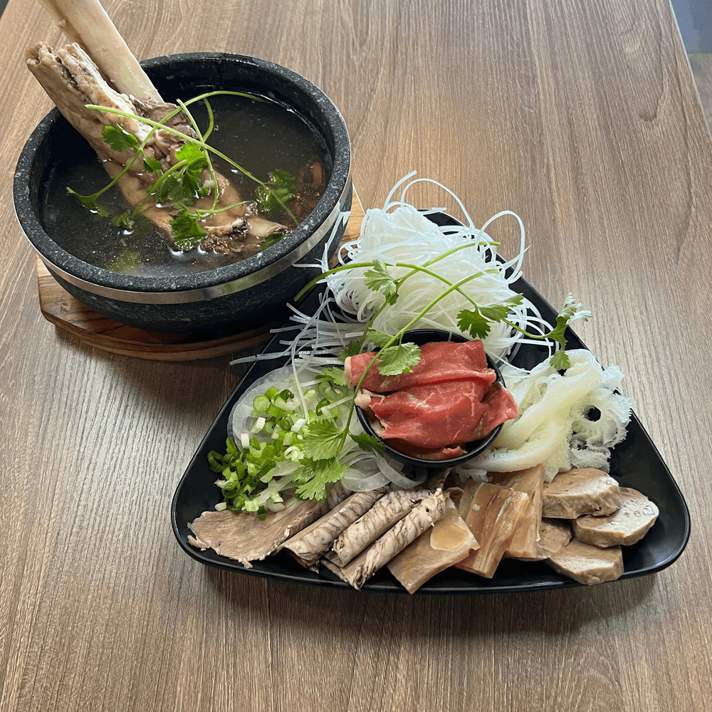 P3. PHO Stone Pholicious, (Steak, Brisket, Tendon, Tripe, Meat ball, Ribs)