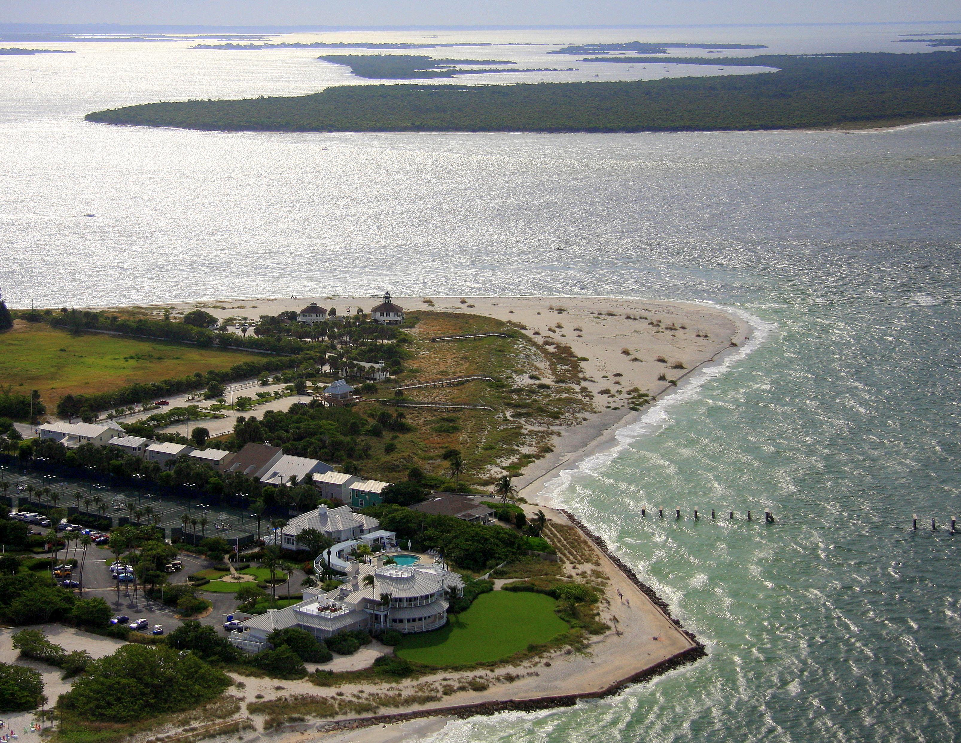 From the air - see Cayo Costa in the distance.