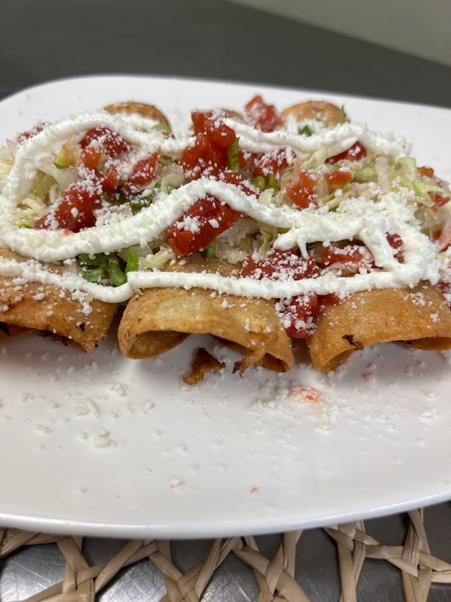 TINGA CHICKEN FLAUTAS