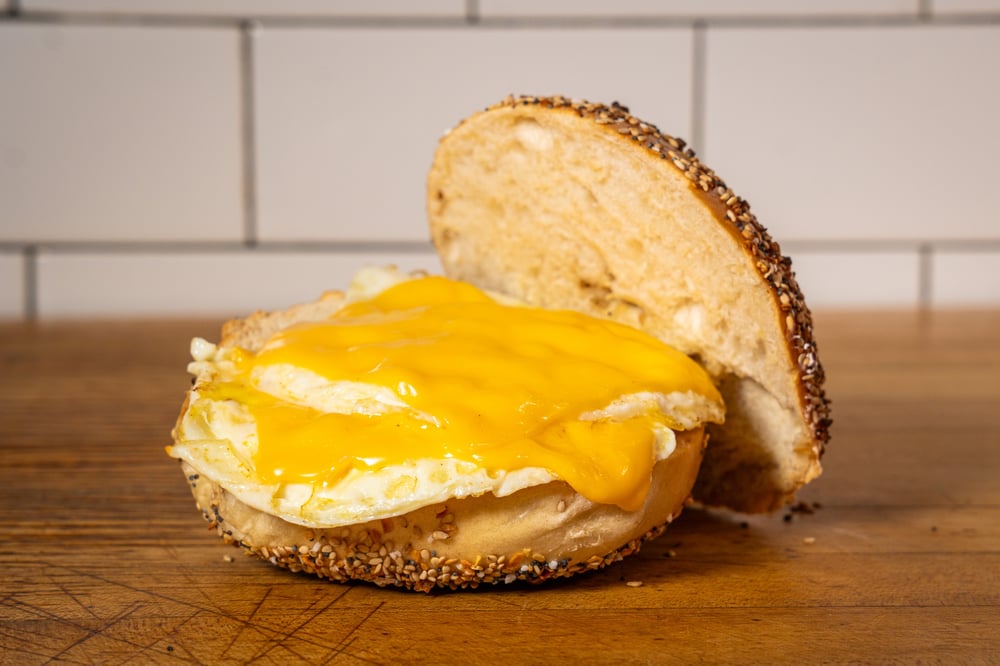 Bagel w/ 2 Eggs & Cheese
