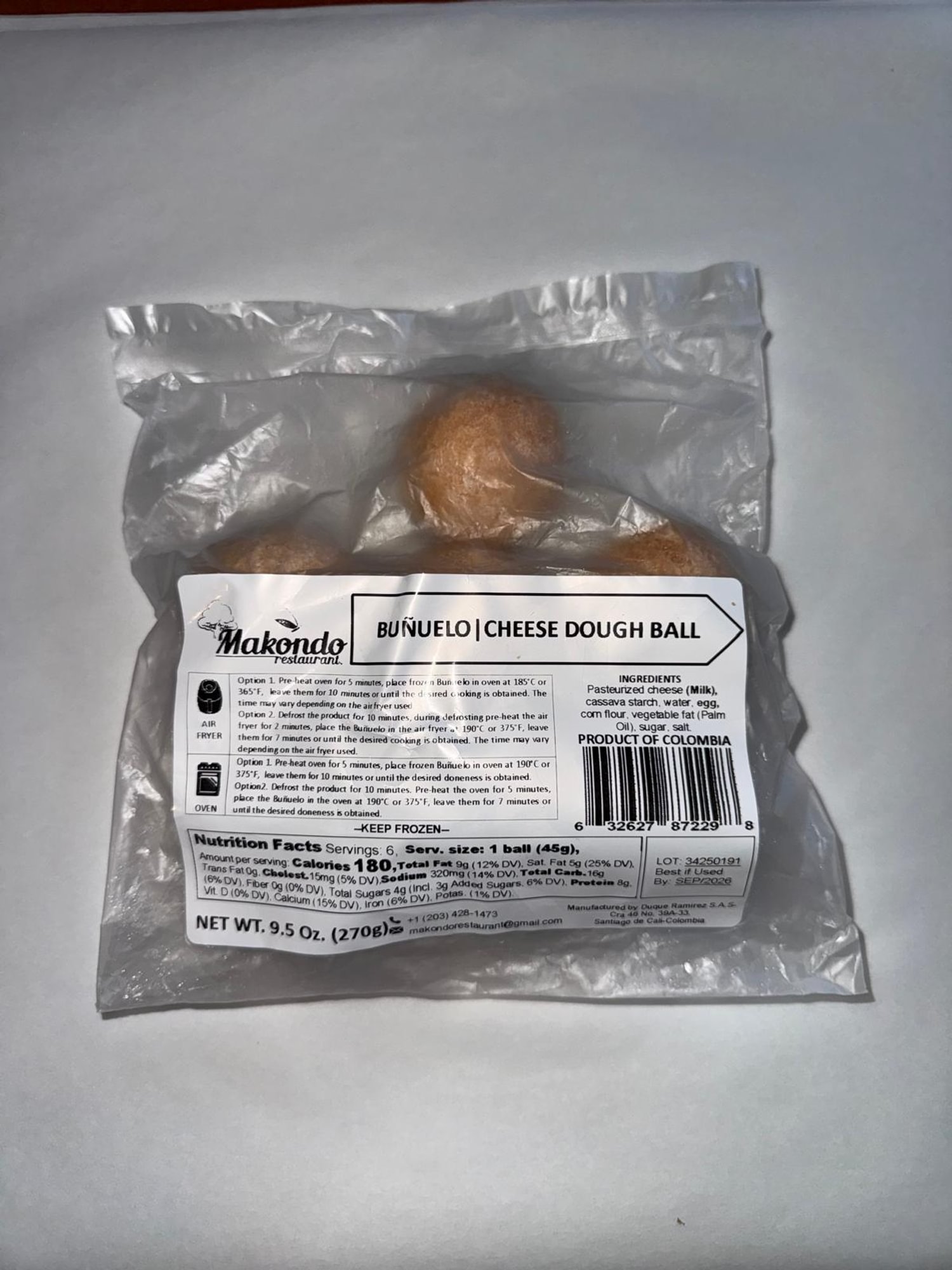 Buñuelo Caleño X 6 Und