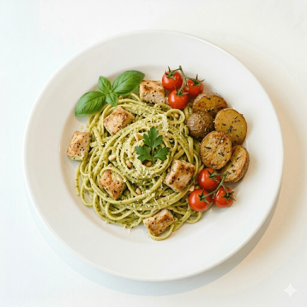 Chicken Pesto Linguine