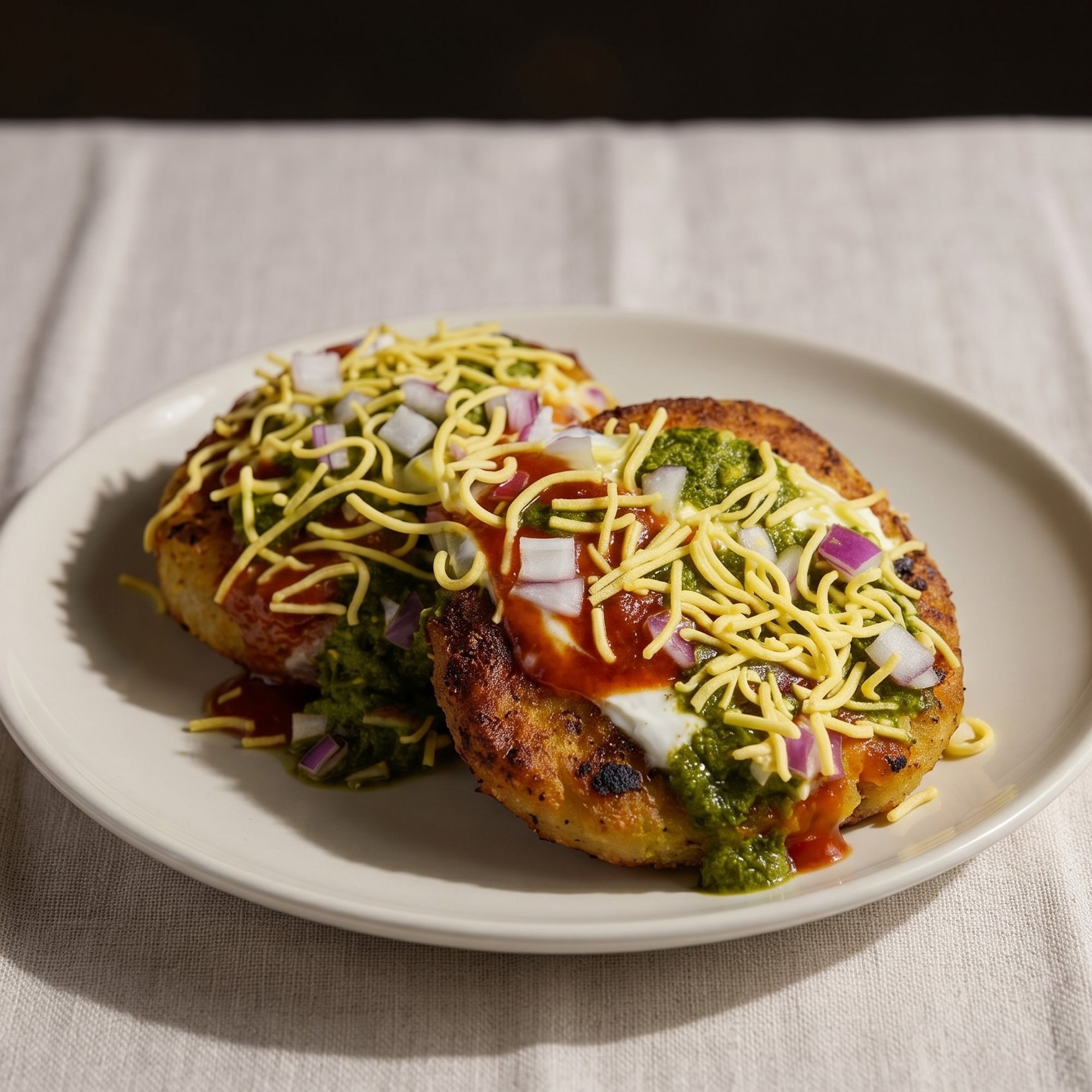 Aloo Tikki Chaat