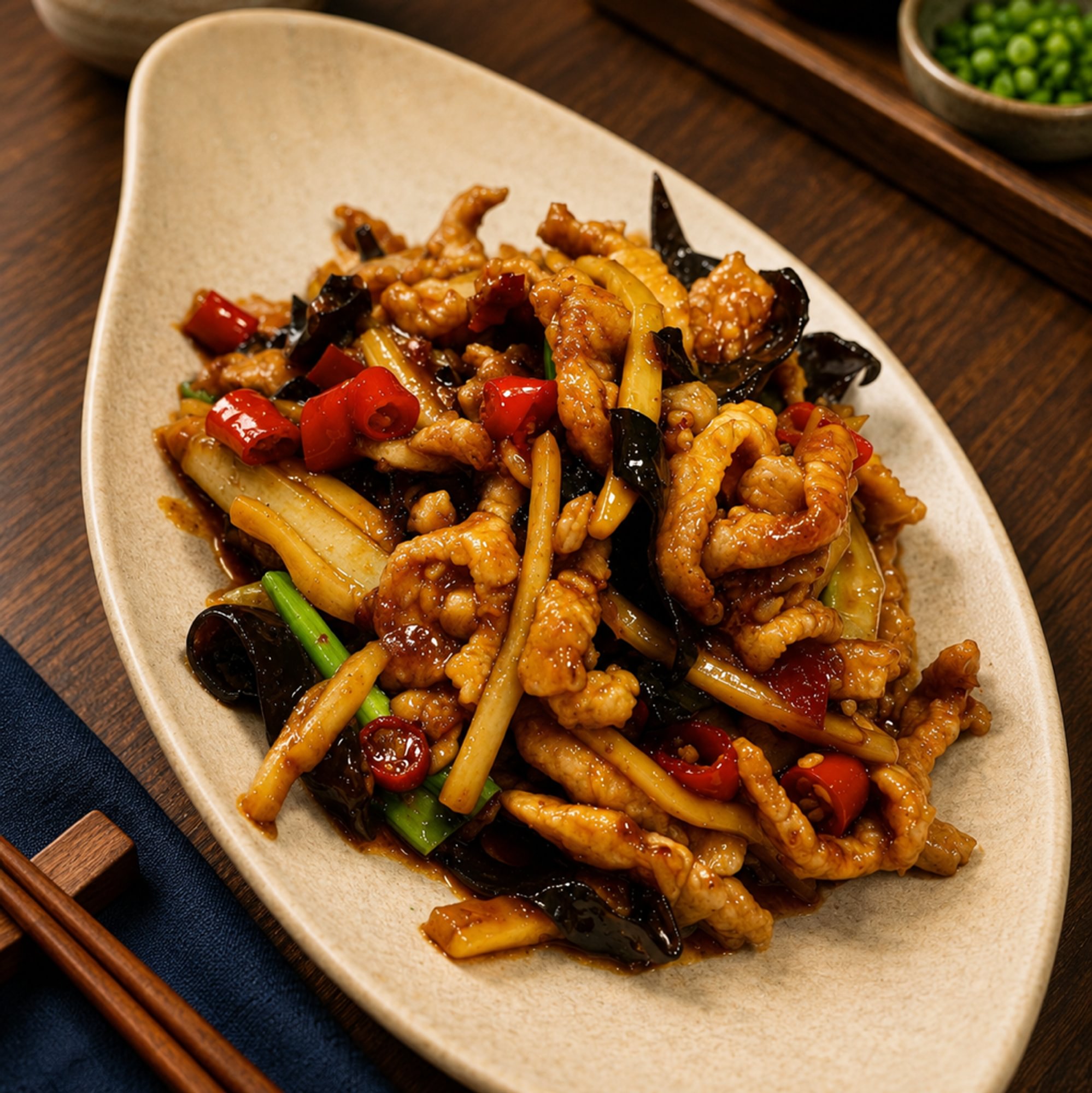 Pork with Garlic Sauce / 鱼香肉丝