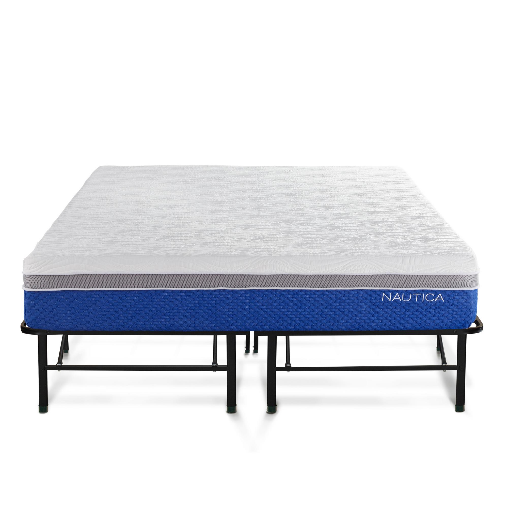 10" King Gel Memory Foam Mattress with 14" Platform Base