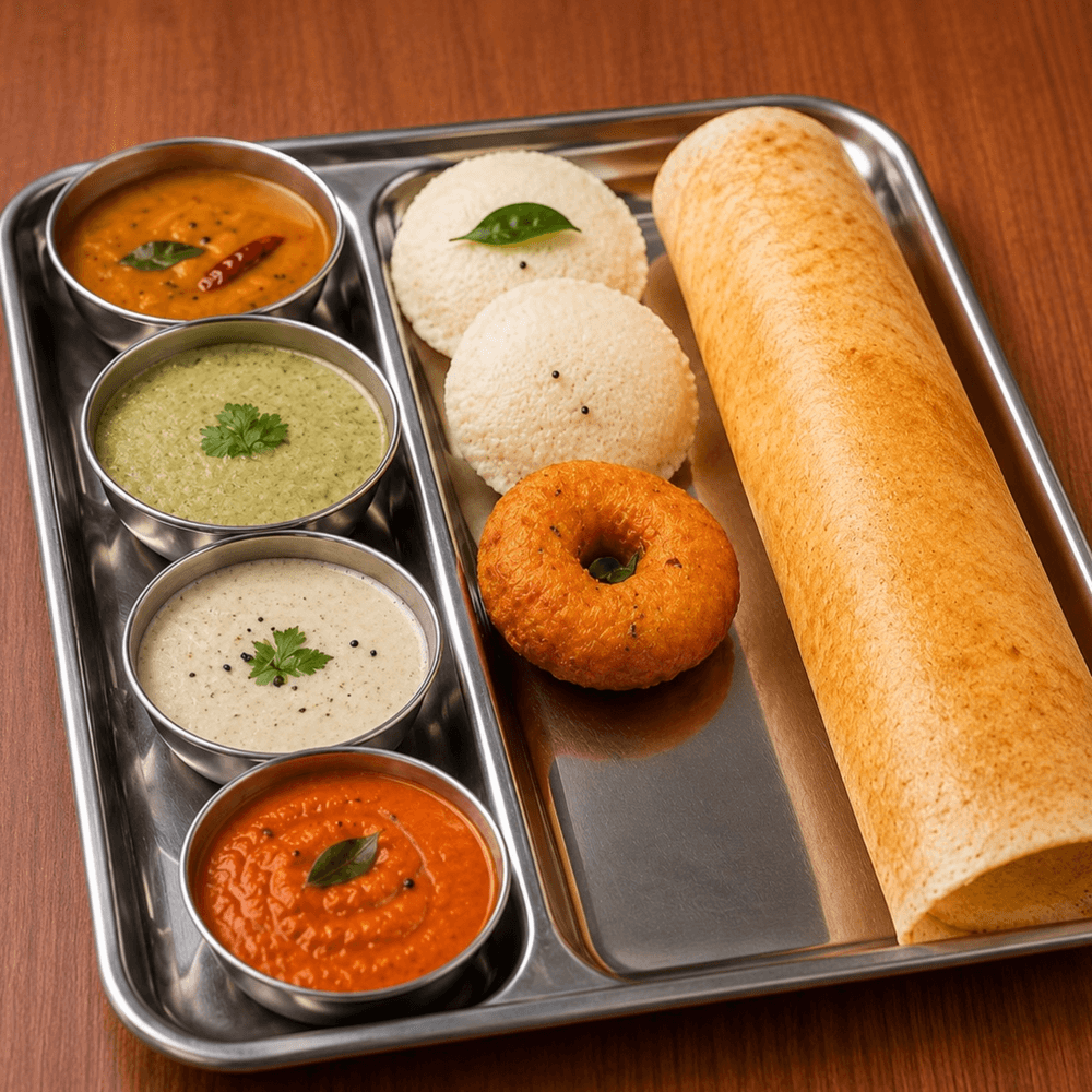 Idli (2) /Vadai (1) /Mini Dosa (1)