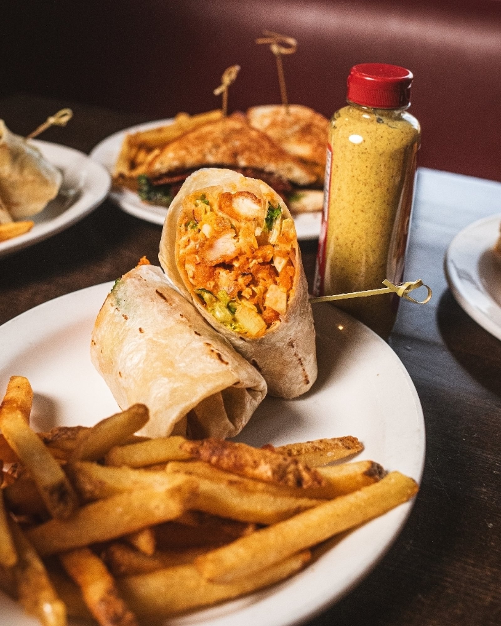 Buffalo Fried Chicken Wrap