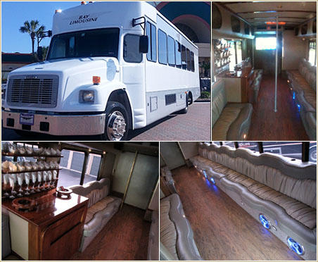 Party Bus Freightliner VIP Limo Bus (23 passengers)