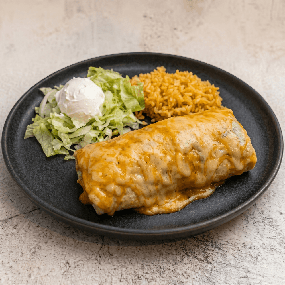 Shredded or Ground Beef Burrito