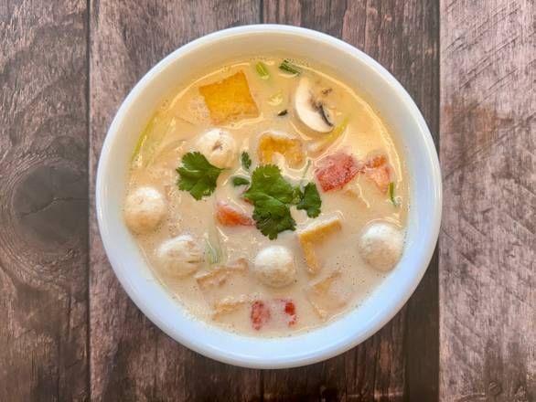 TOM KHA DUMPLING SOUP