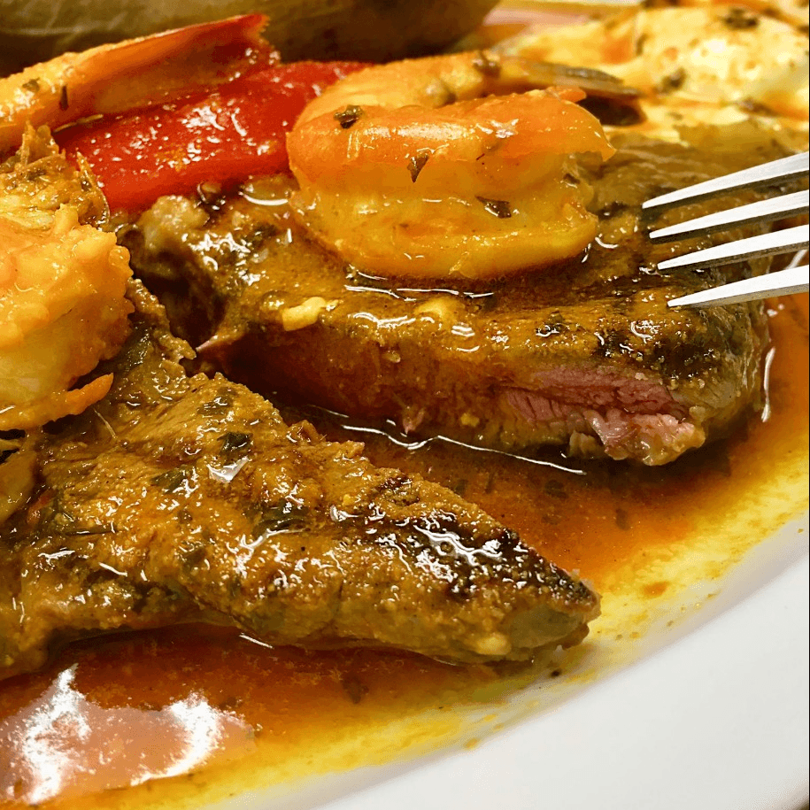 Surf & turf plate
