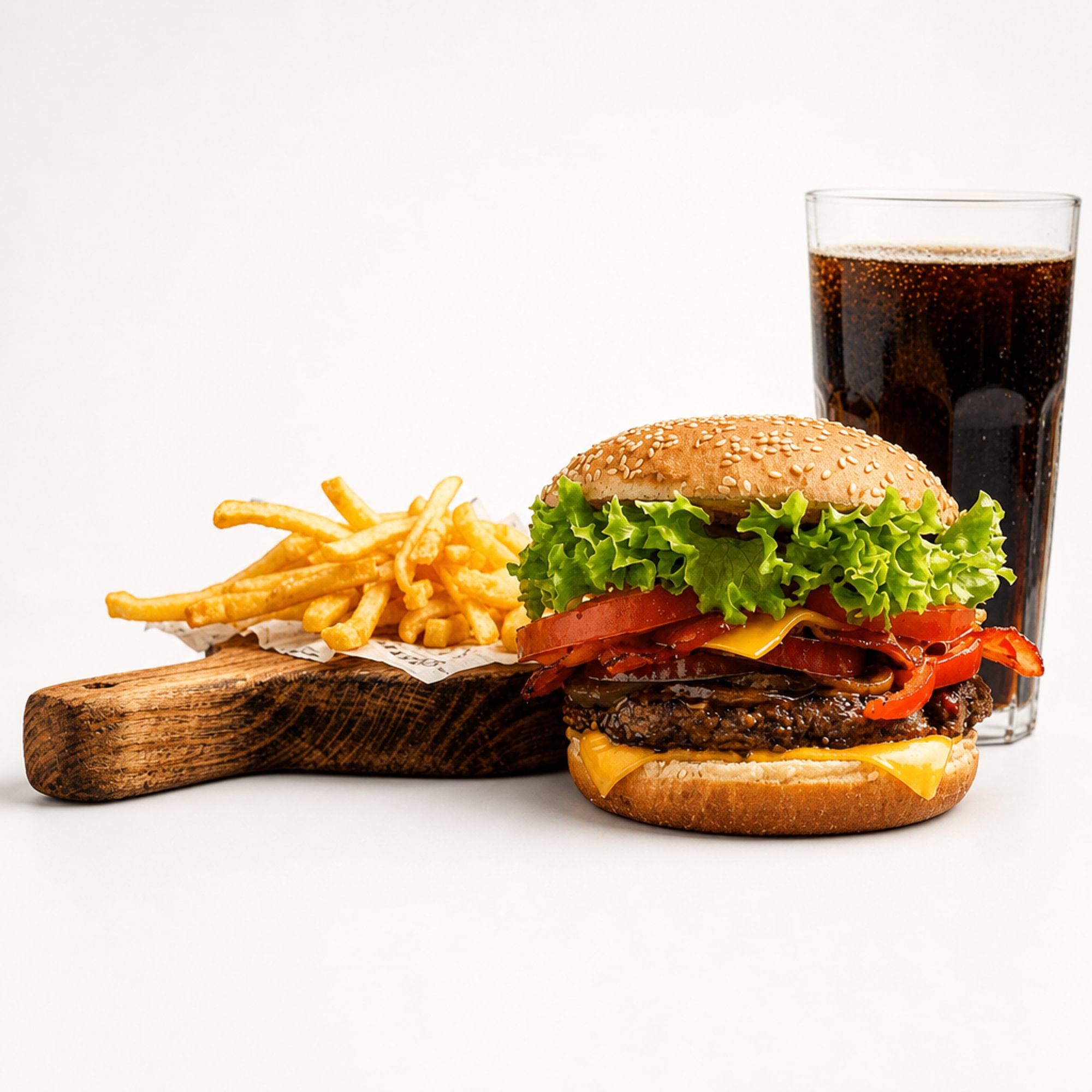 Double Cheese Burger Combo