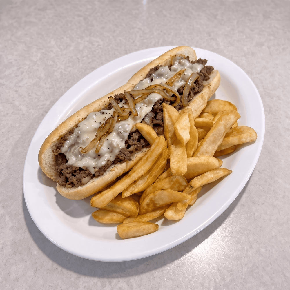 Cheesesteak Platter with Fries