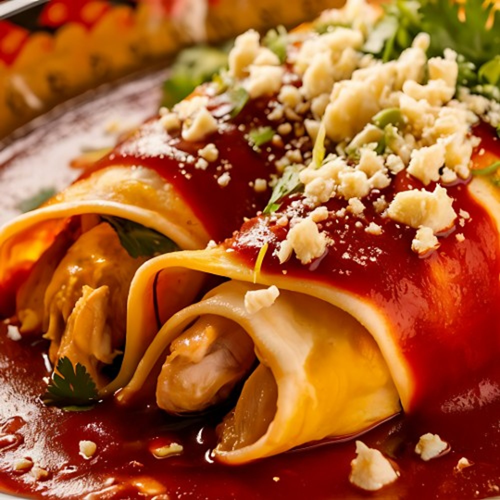 Two Enchiladas
