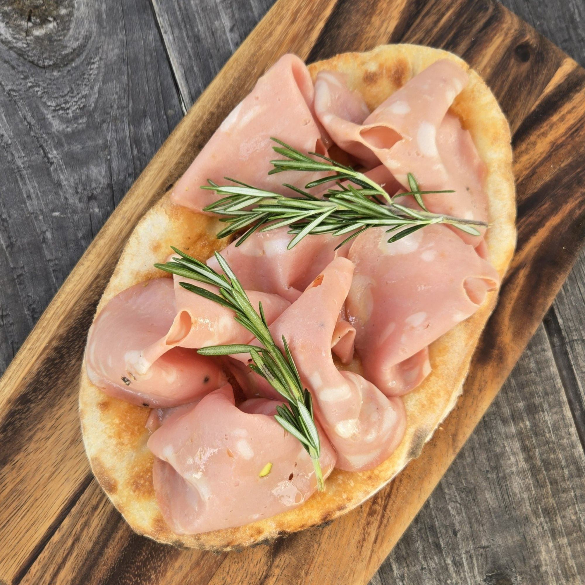 Focaccia with Mortadella