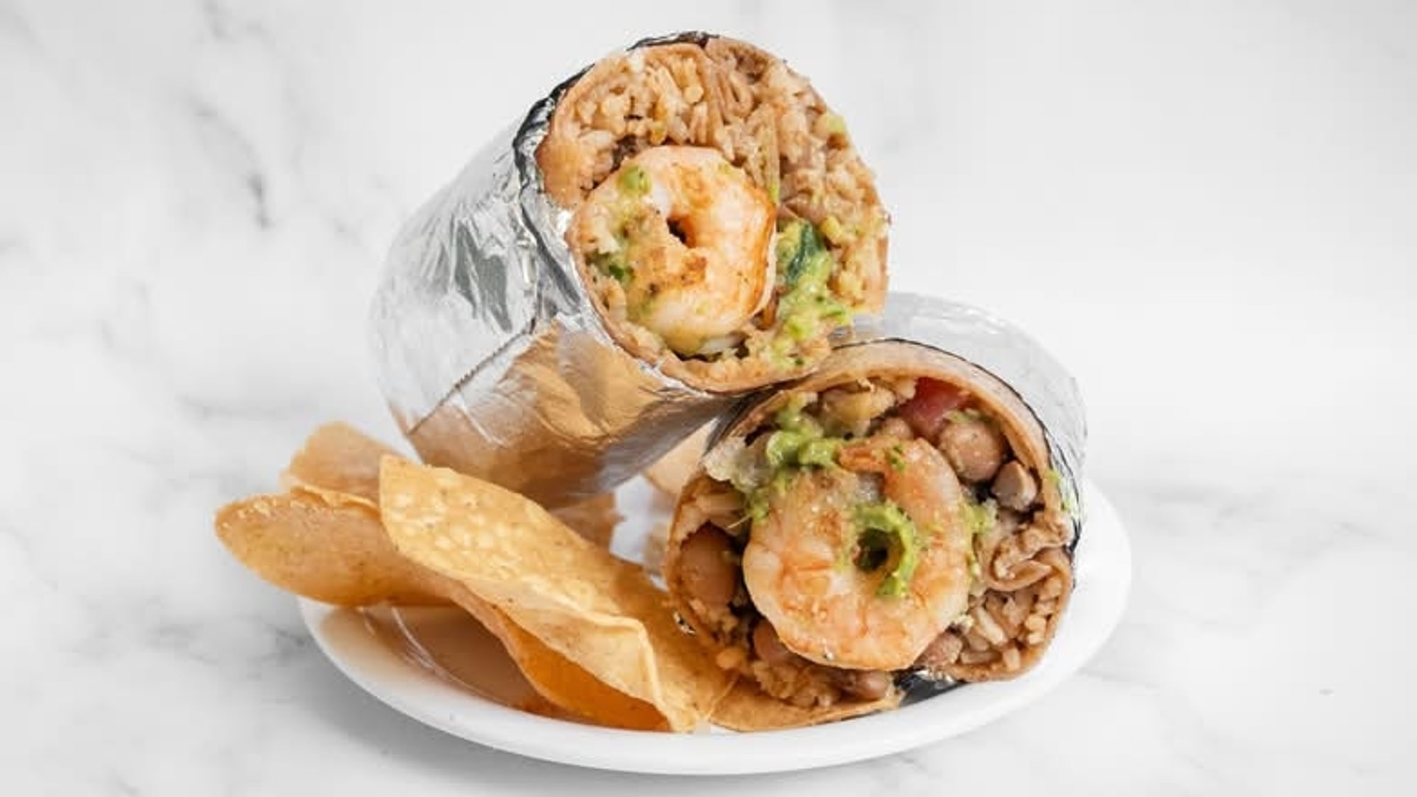 Super Prawn Burrito