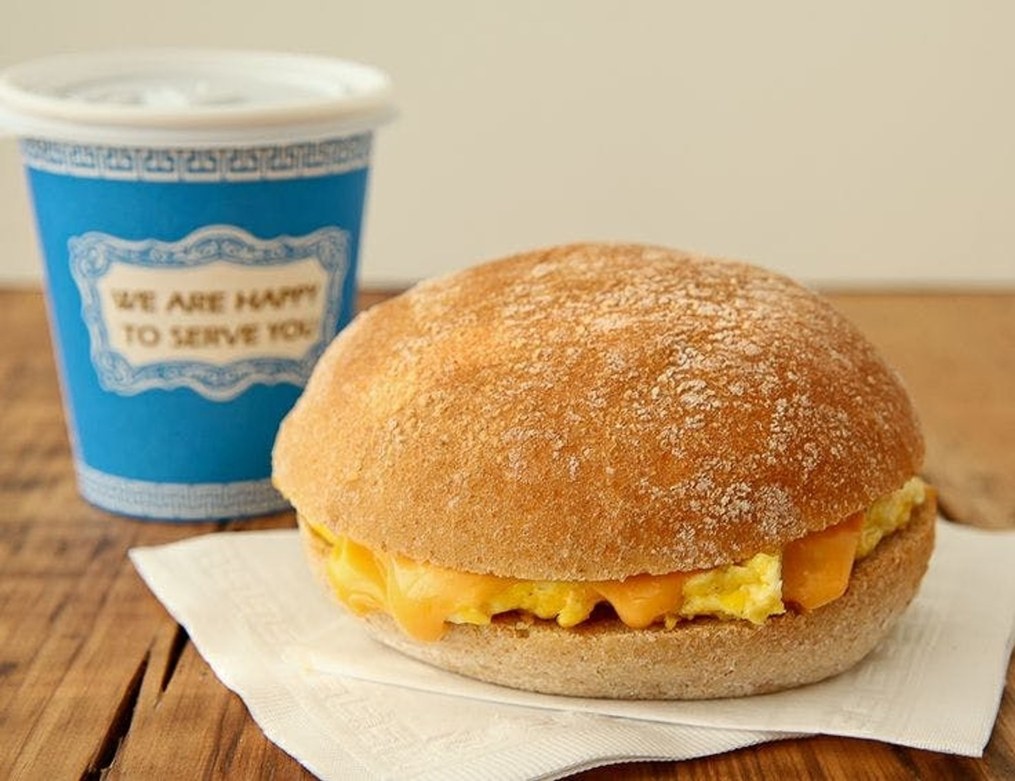 2 Eggs and Cheese Sandwich