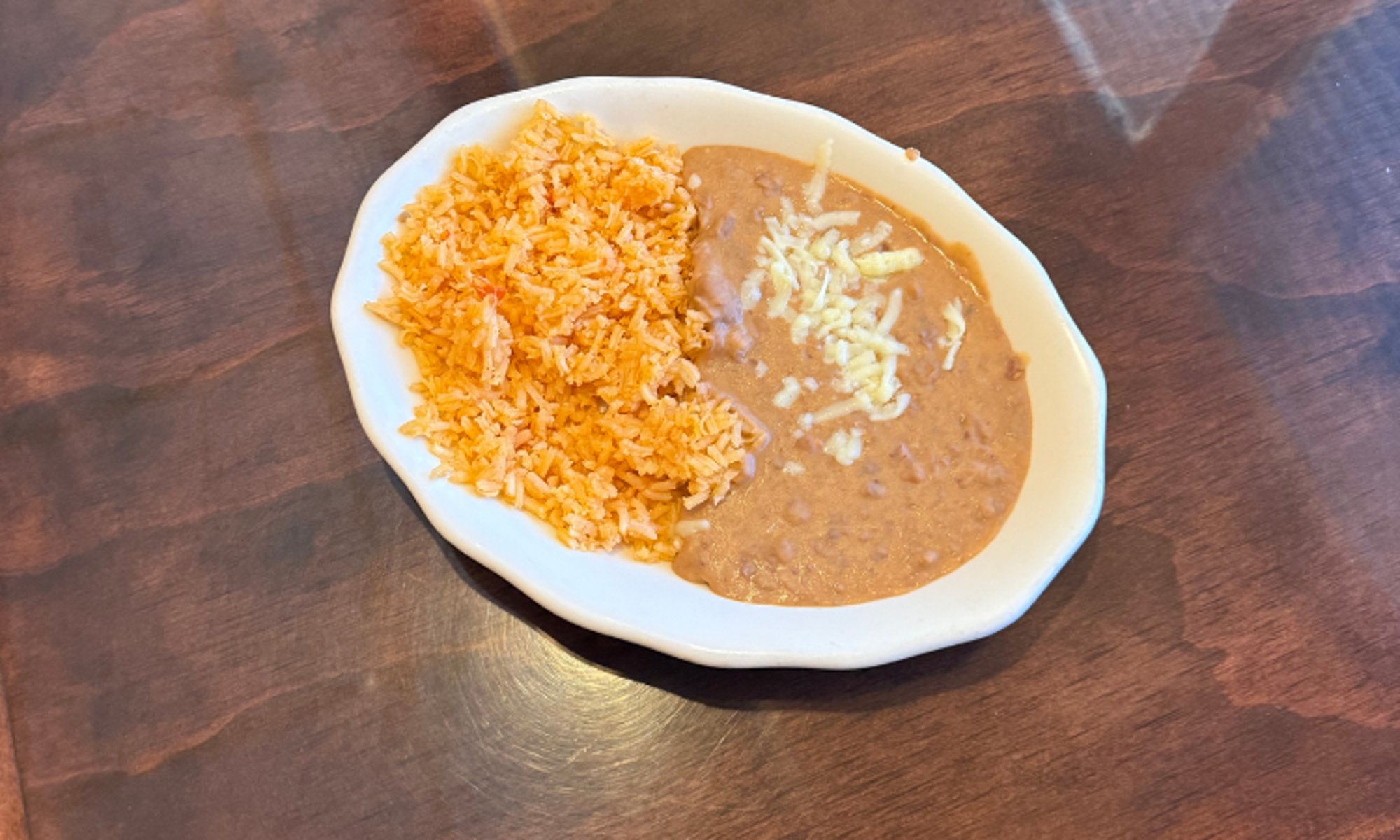rice & refried beans