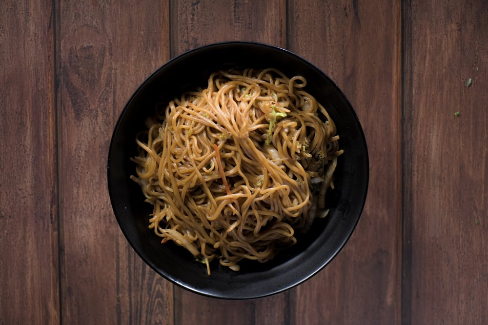 C-7 Curry Noodle Soup with Shredded Chicken (咖喱鸡丝汤面)