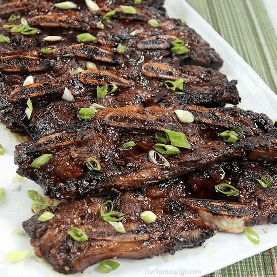 128. Marinated Beef Short Ribs / Sườn Bò Nướng