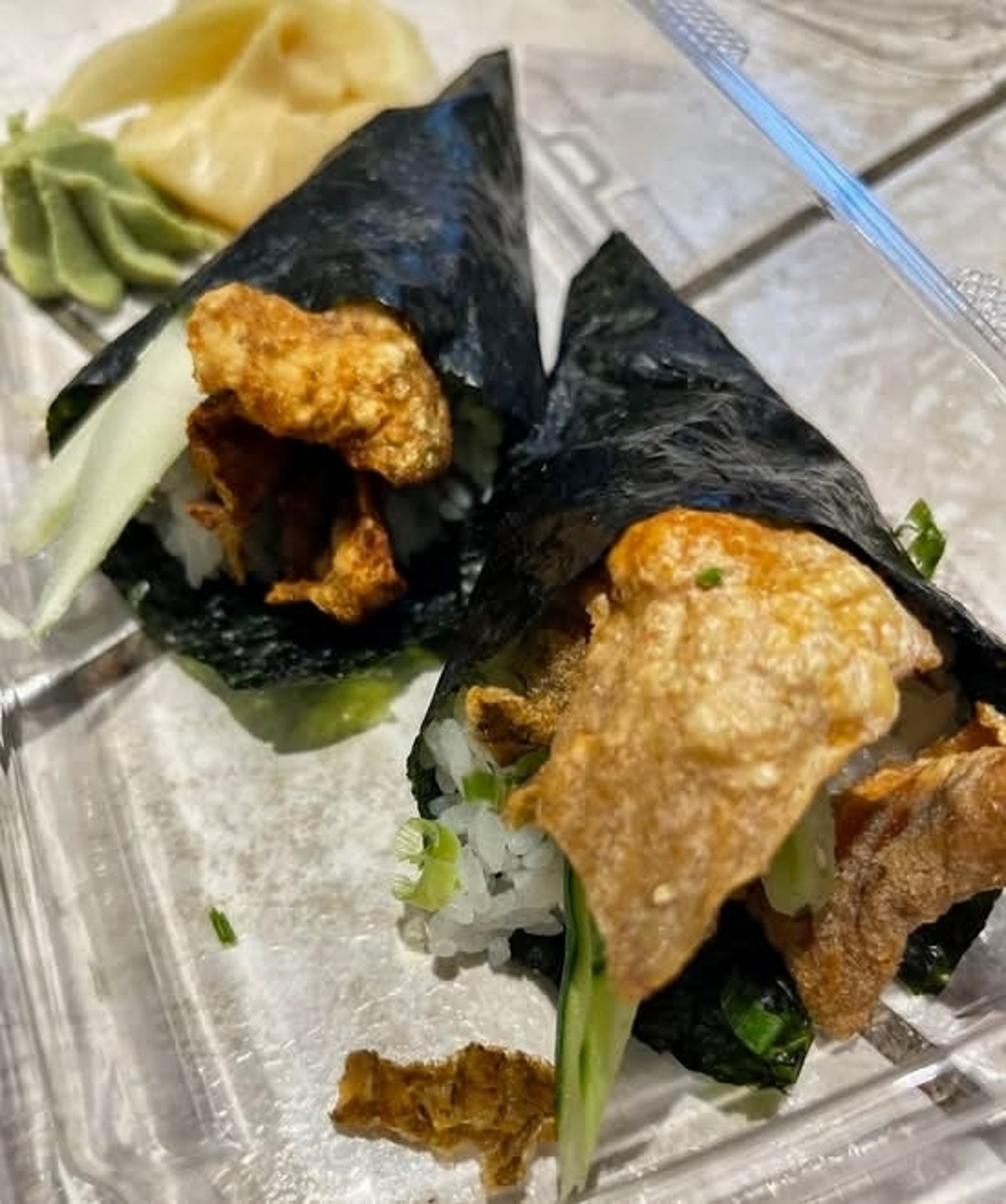 Salmon Skin, Scallion & Cucumber Hr
