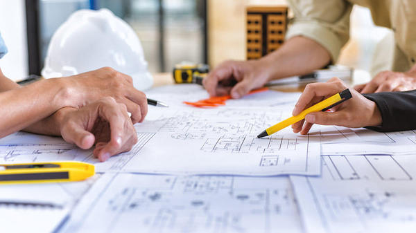 large format architectural blueprints printed at The UPS Store