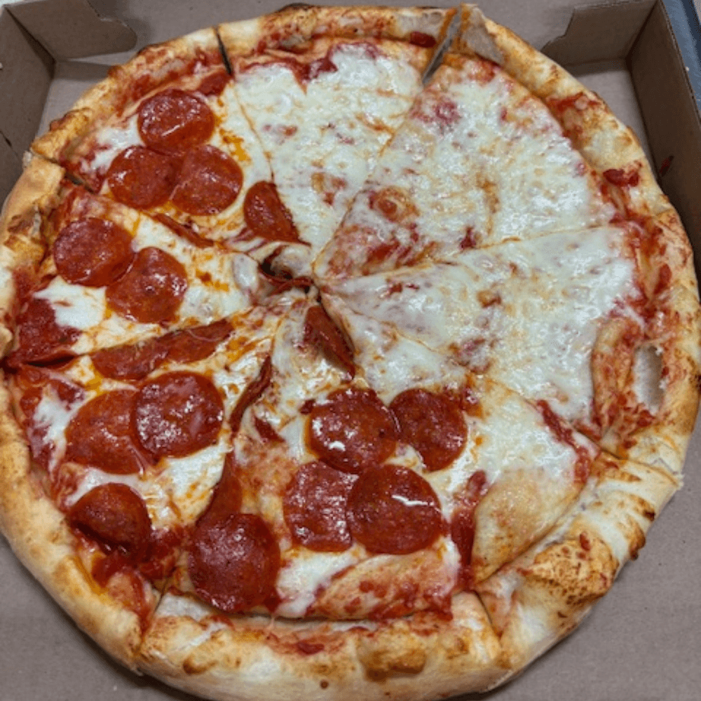 1/2 Pepperoni Pizza (Medium 14”)