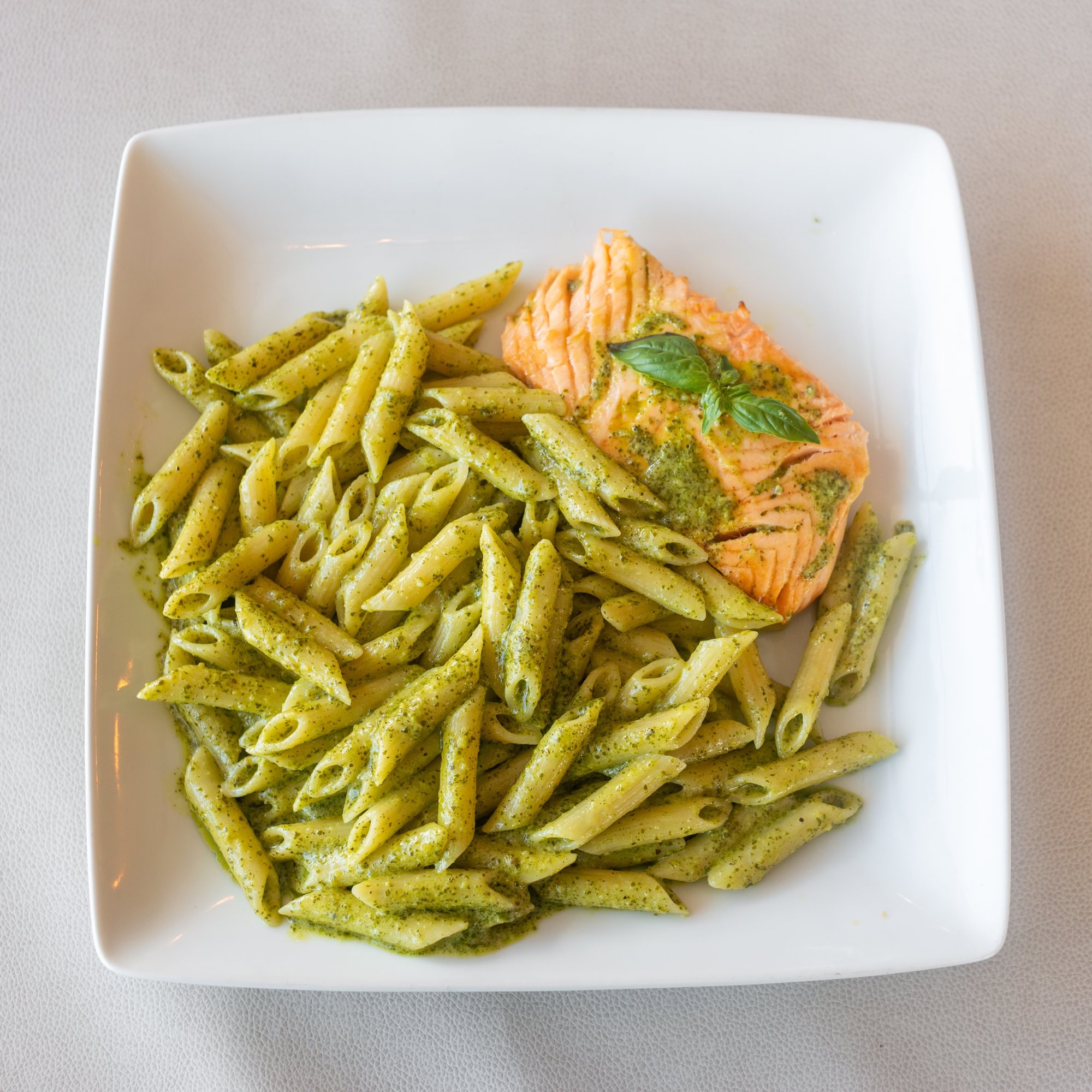 Creamy Pesto Salmon