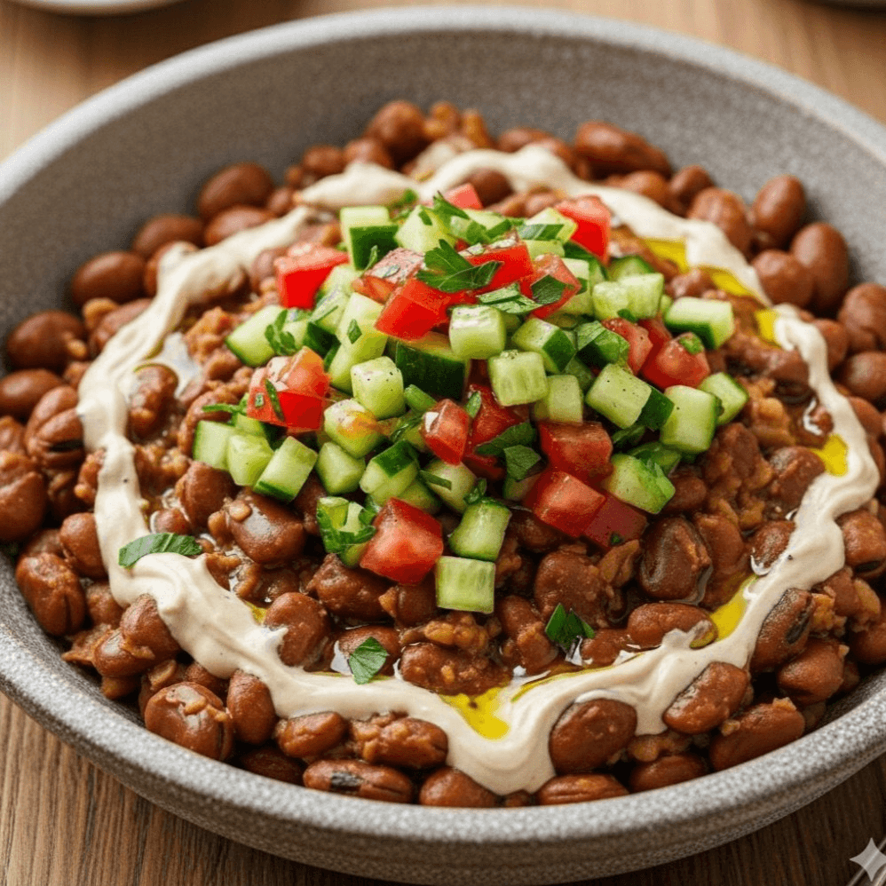 Foul with Tahini