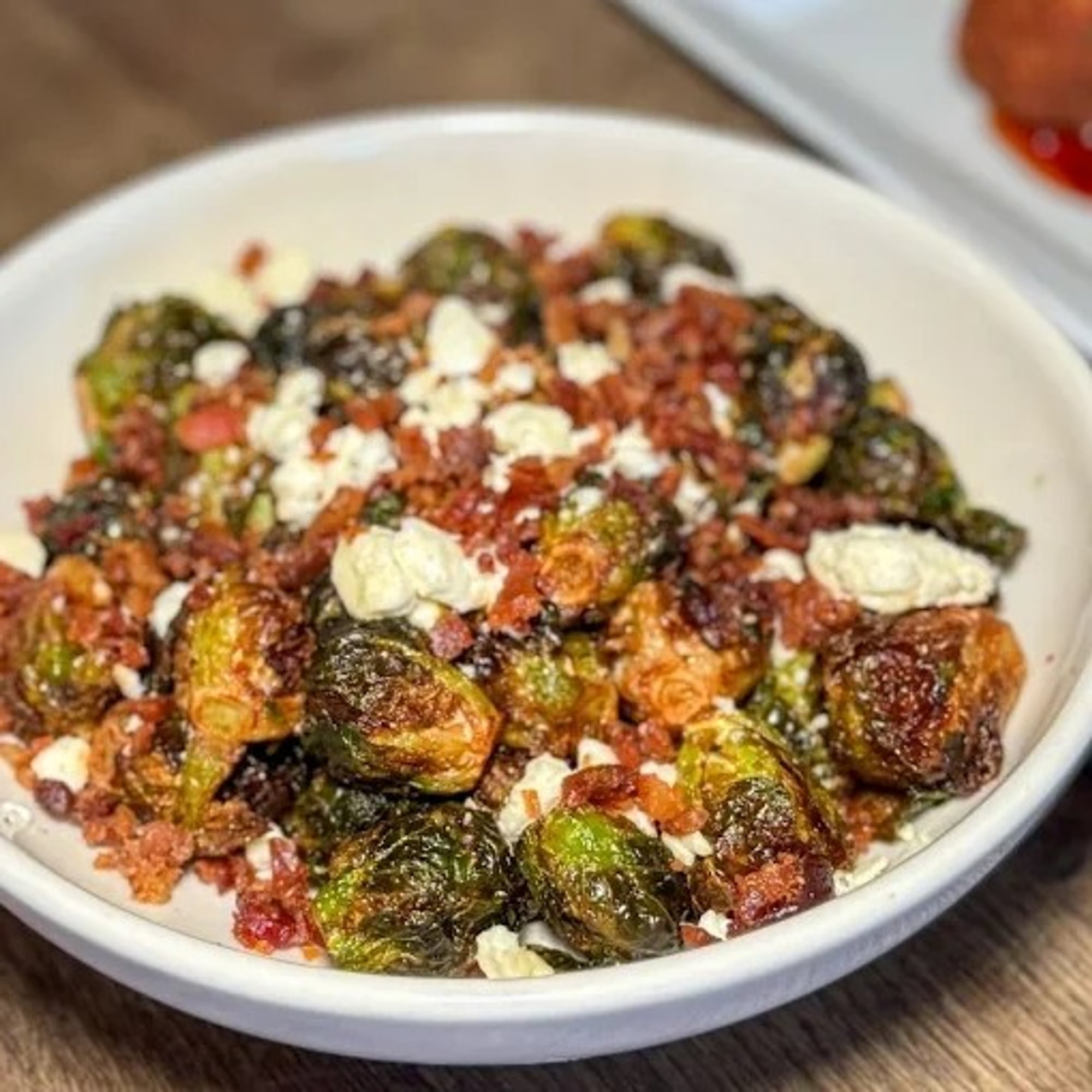 Flash Fried Brussels Sprouts