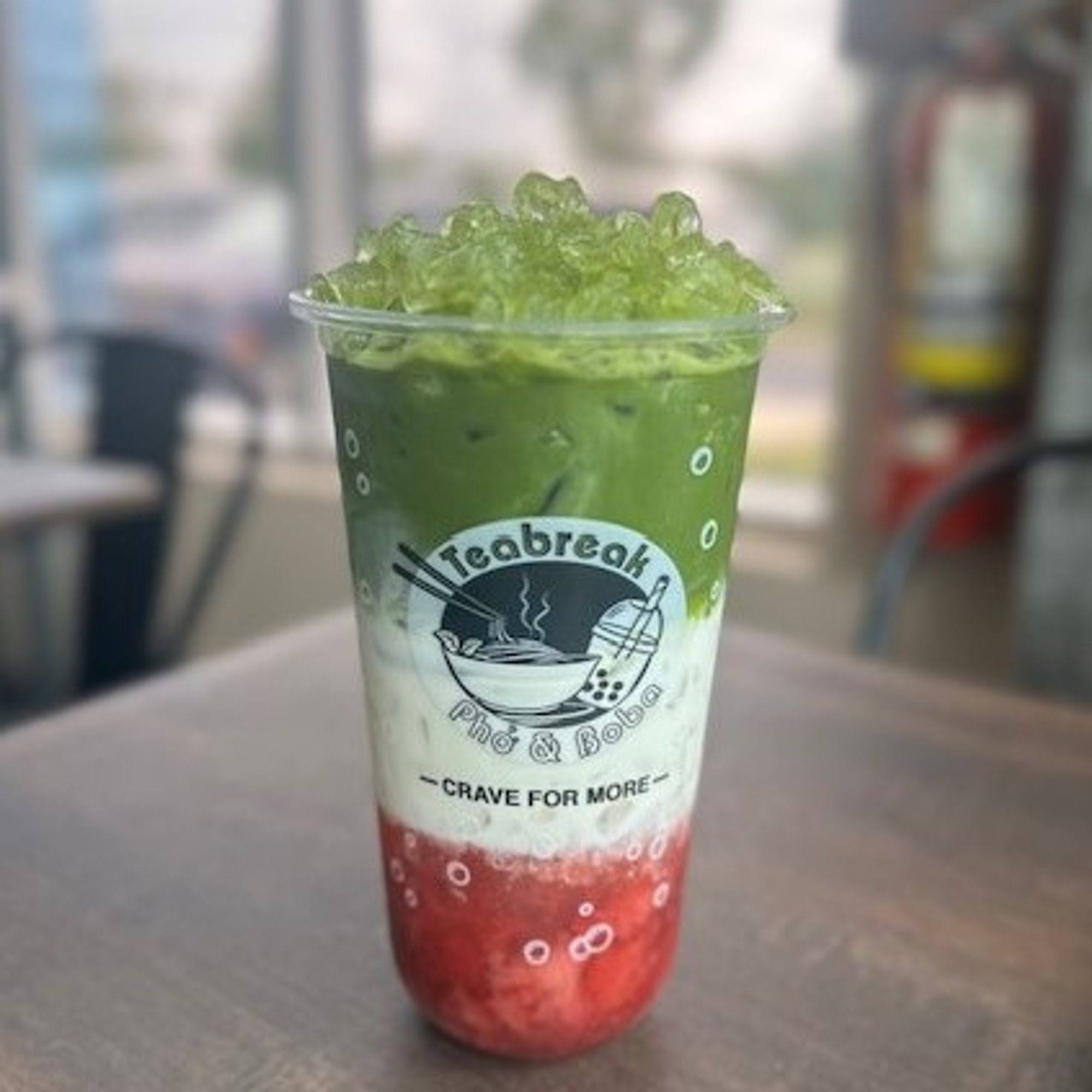 Sd8. Strawberry Matcha Latte