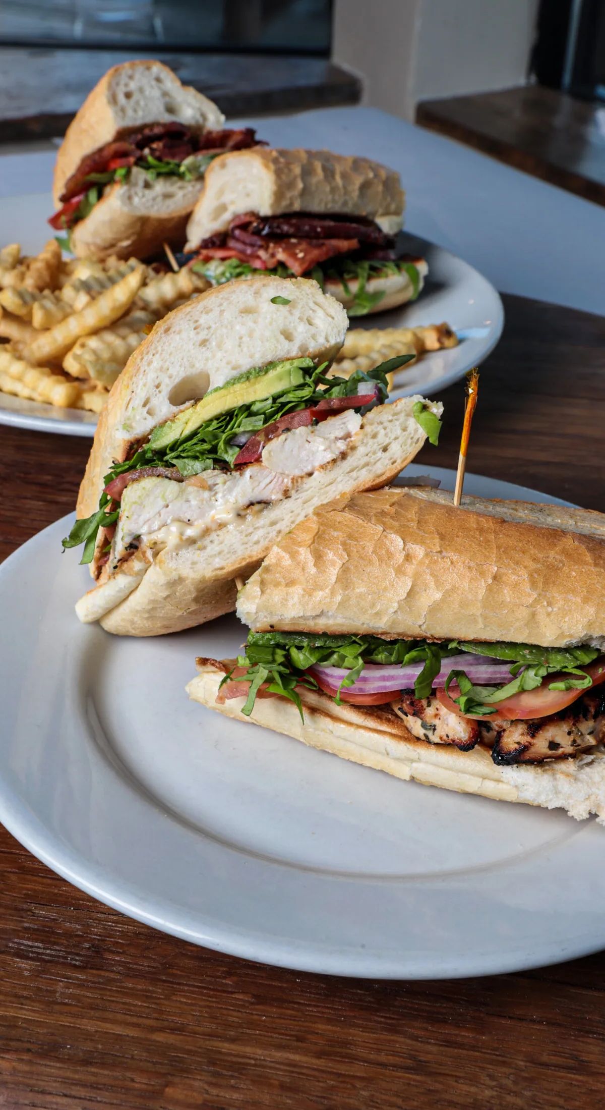 Grilled Chicken Vesuvio Sandwich