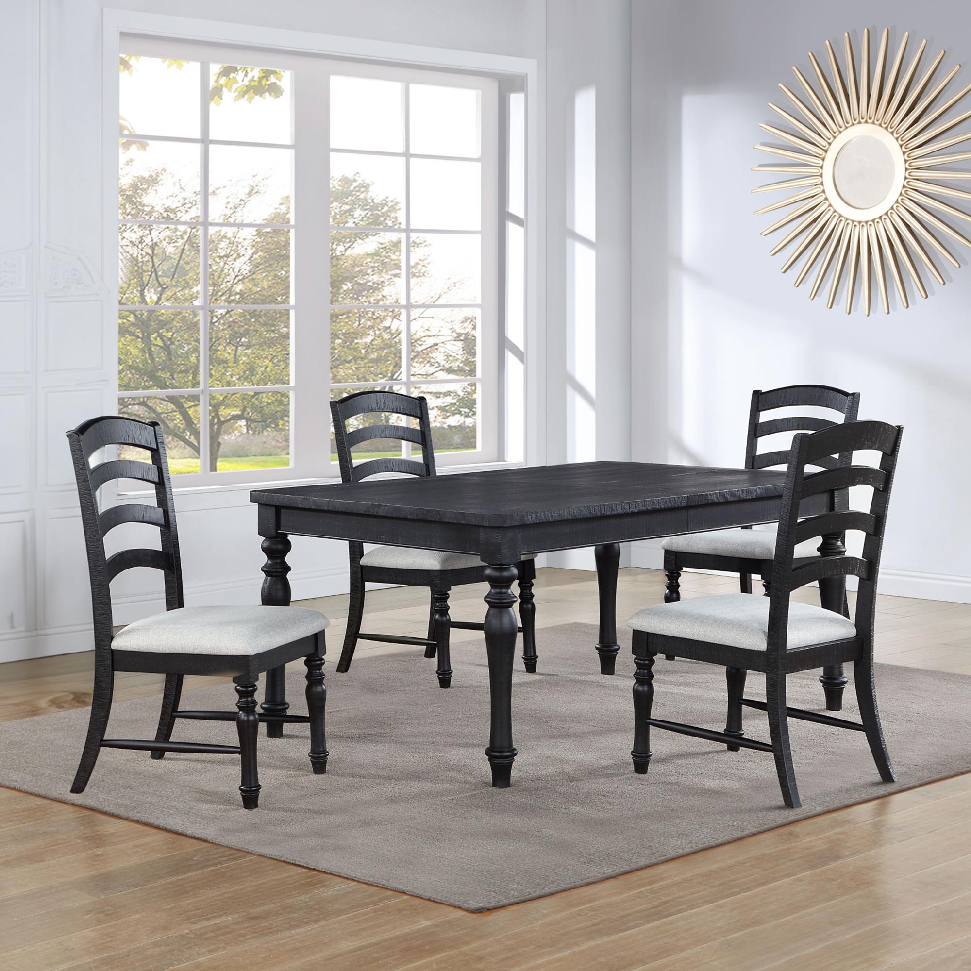 Odessa Black 5 - Piece Dining Set