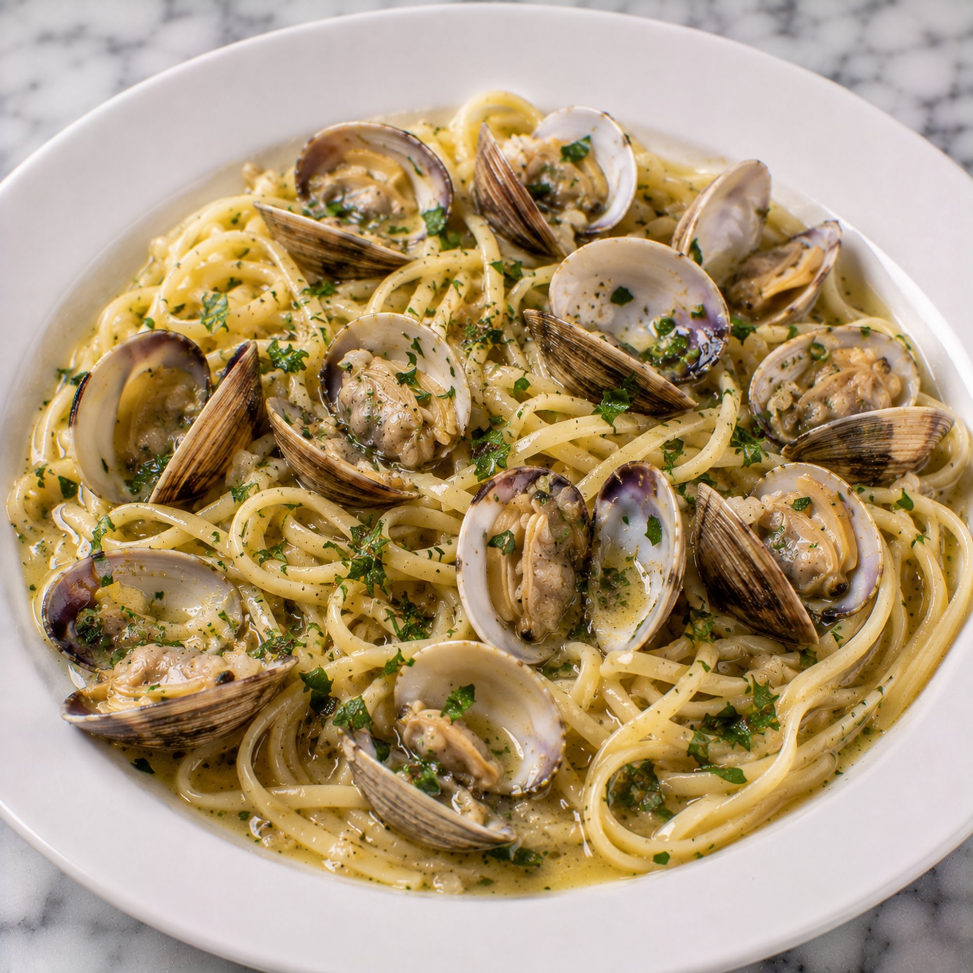Linguini with Clams