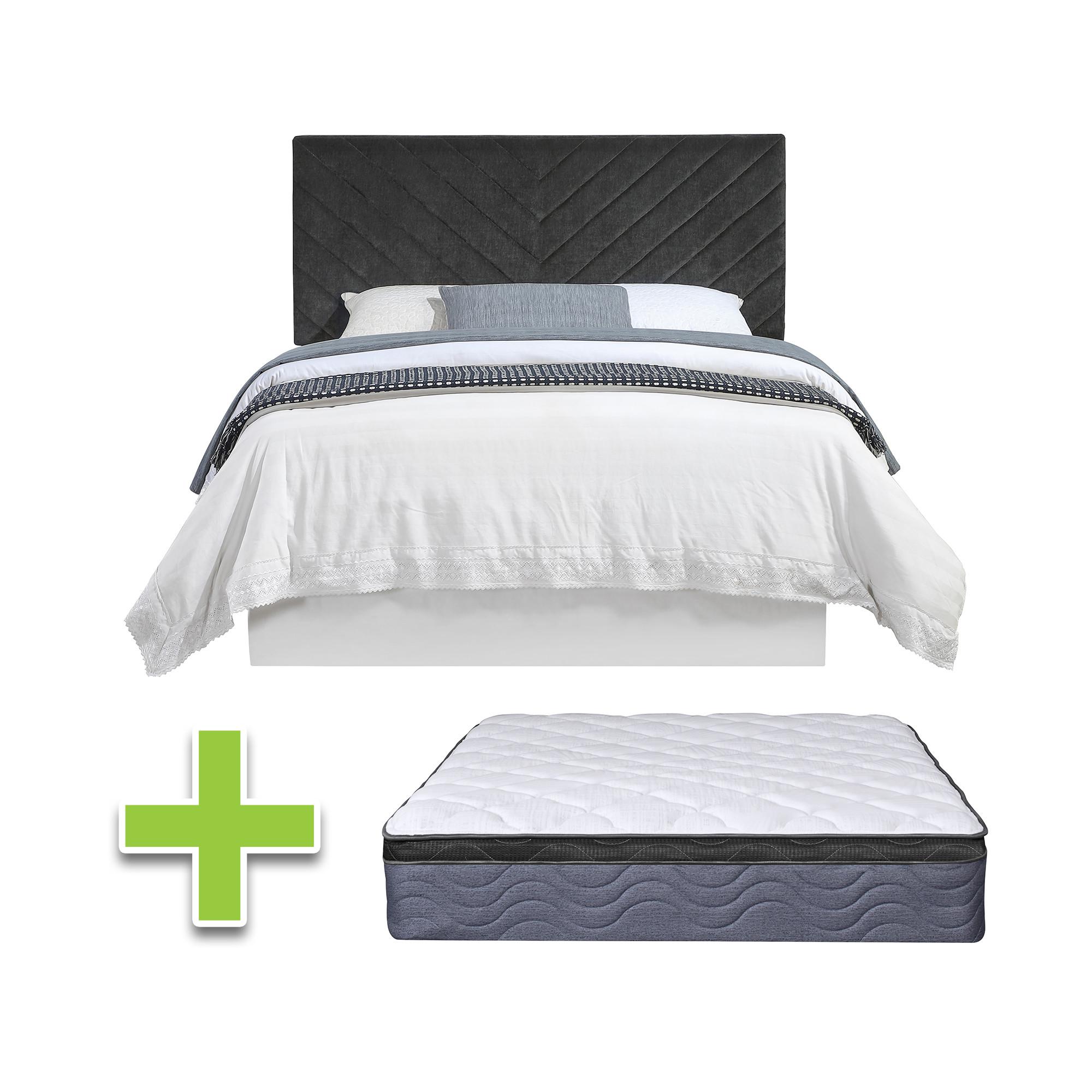Full Tara Bed w/12" Medium Mattress & 9" Foundation