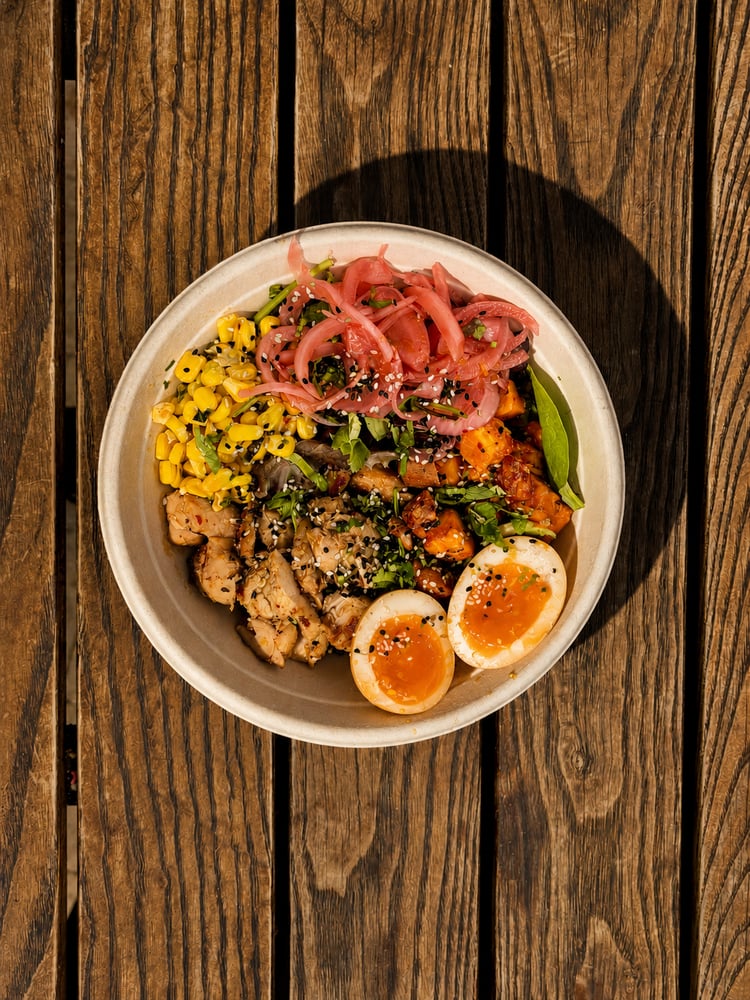 Build Your Own Lemongrass Chicken Bowl