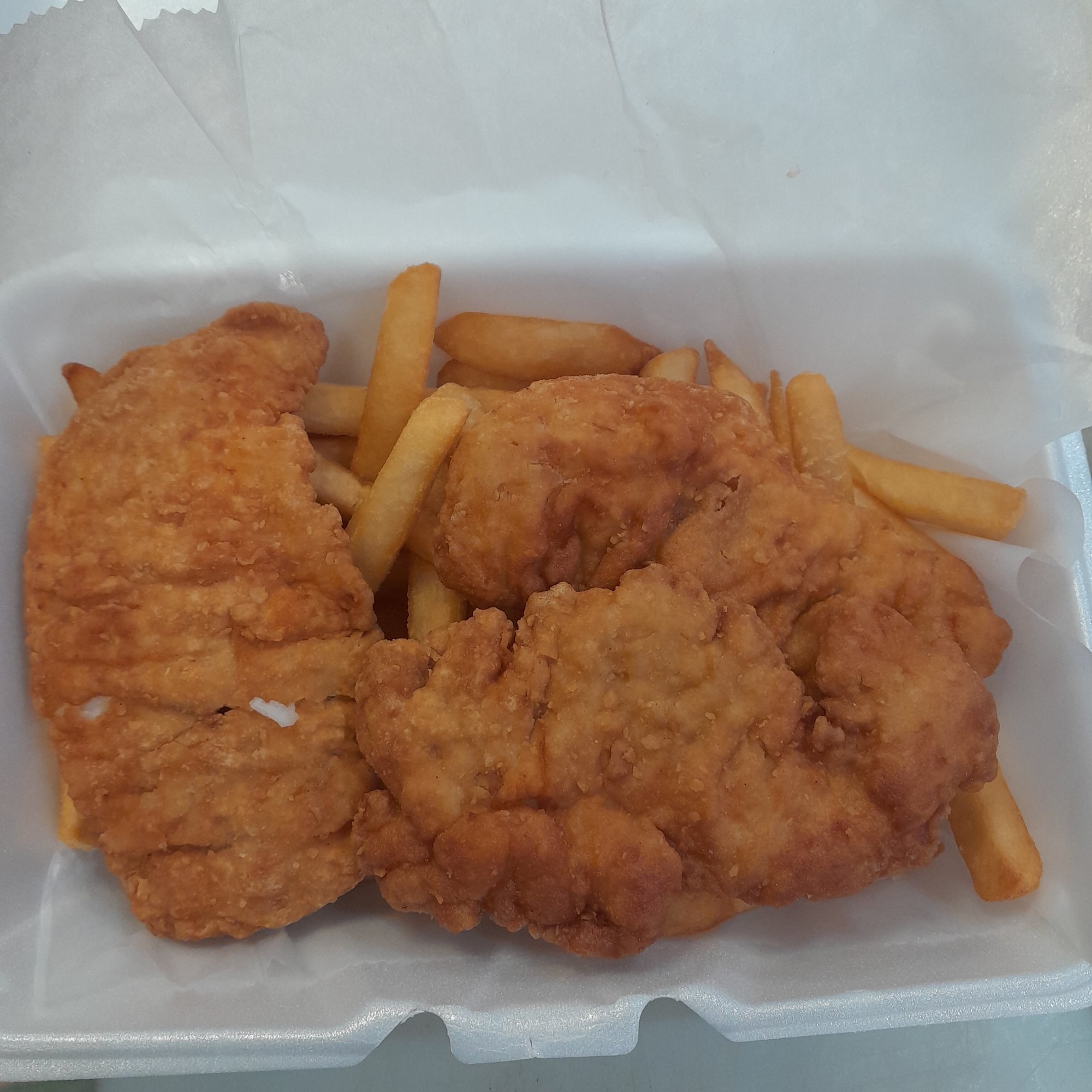 Kids Chicken Fingers and French Fries