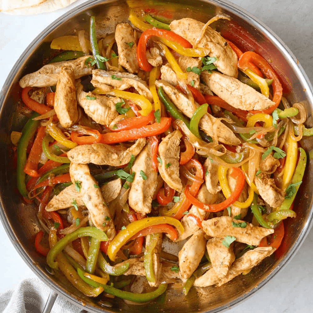 Chicken fajitas