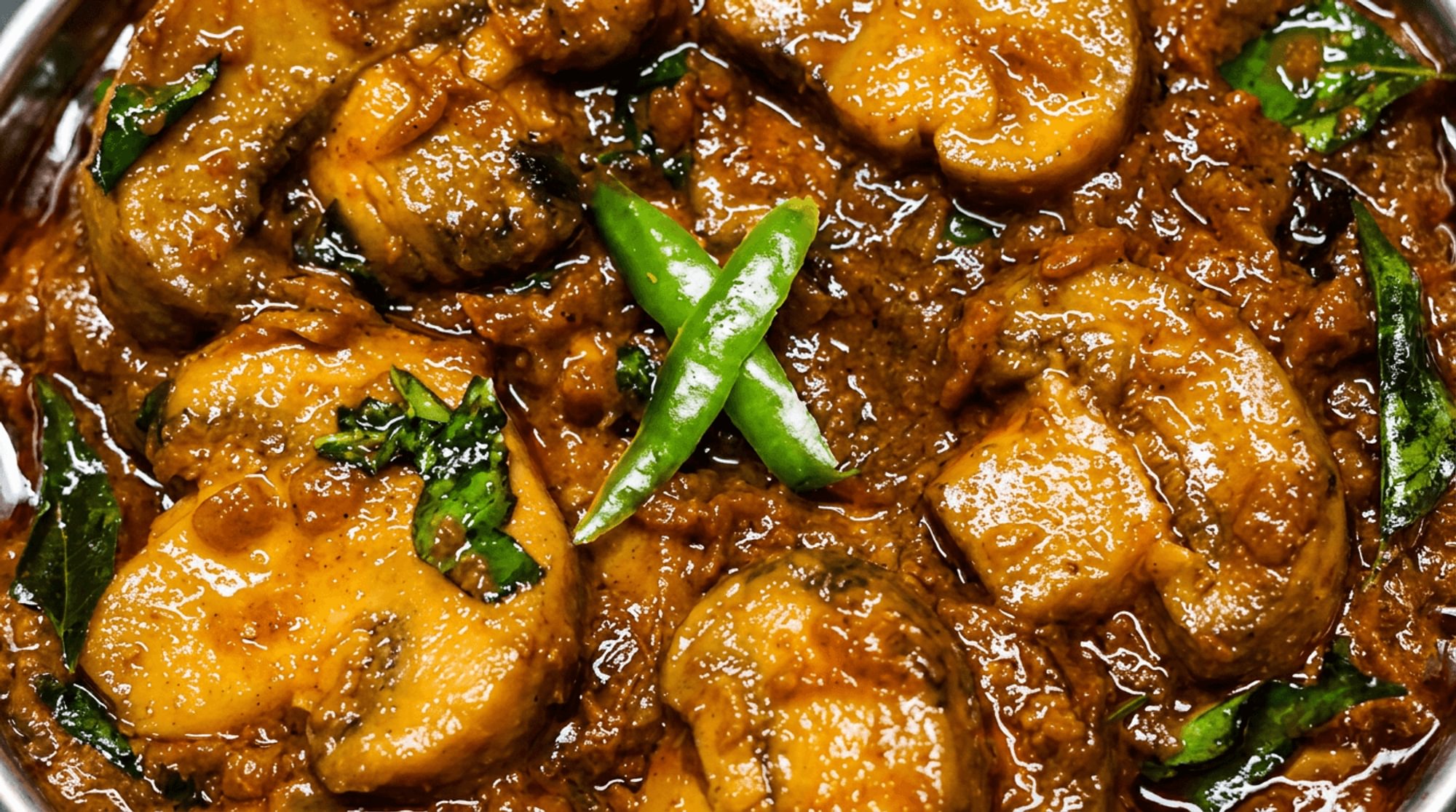 Chettinad Mushroom Curry