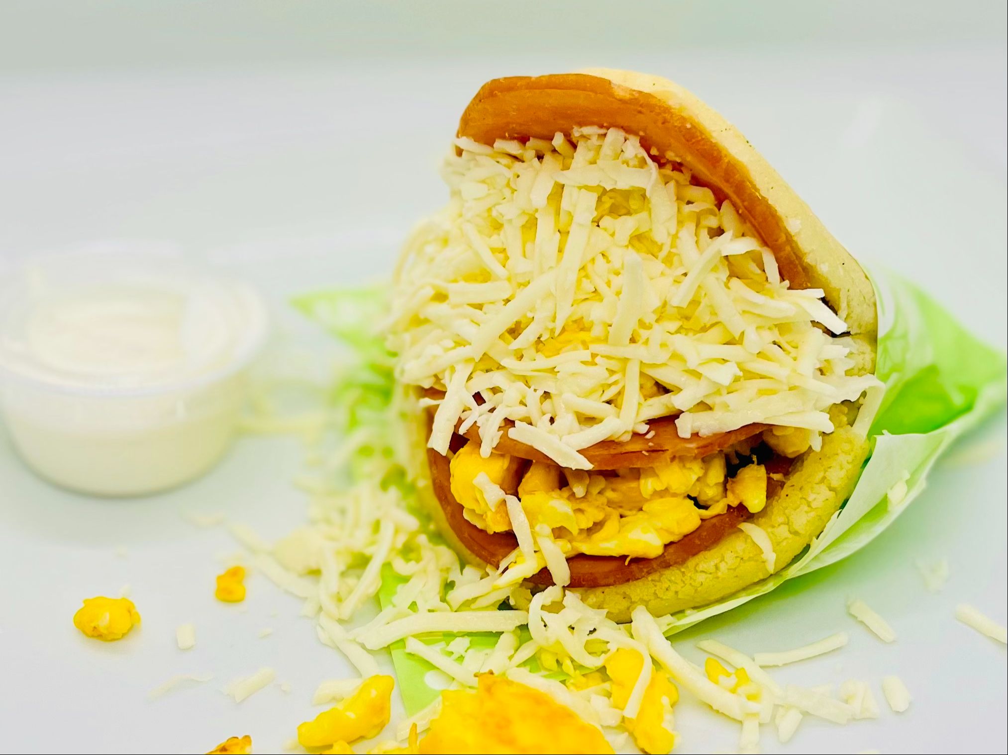 Arepa Bacon